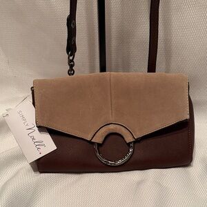 Simply Noelle Brown and Tan Crossbody Bag